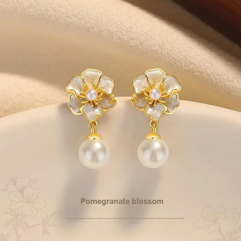 YINGNIXINDONG 925 Sterling Silver Stud Earrings Women's-13