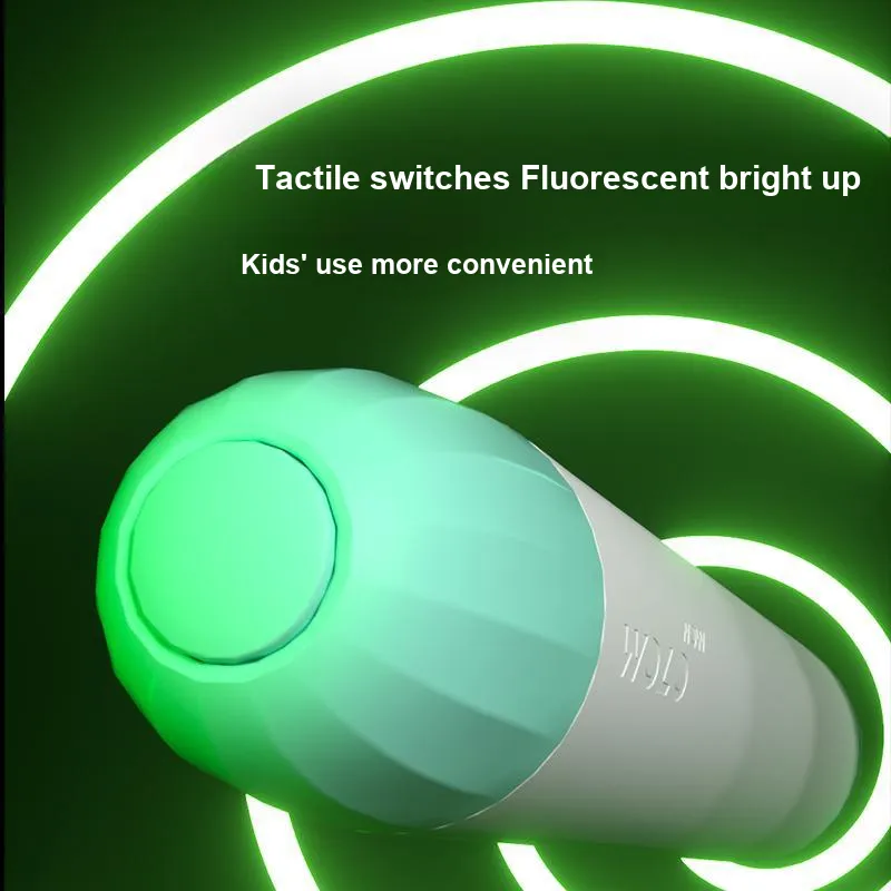 WOLONOW Casual Entertainment Non Countable Jump Ropes Kids Controller Plastic 3m Green-3