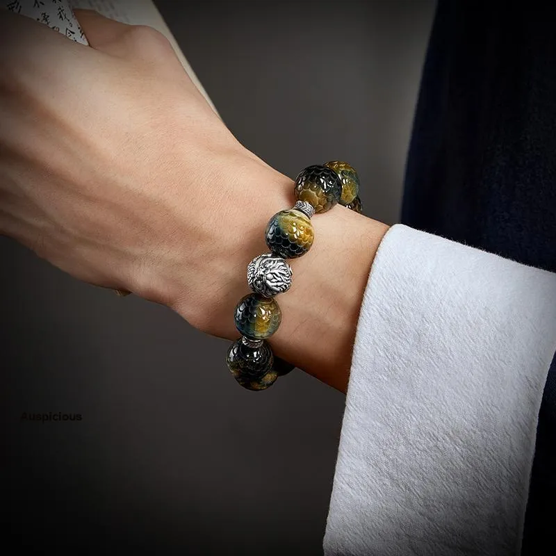 ZHIZUO Tiger's Eye Stone Bracelets Unisex-4