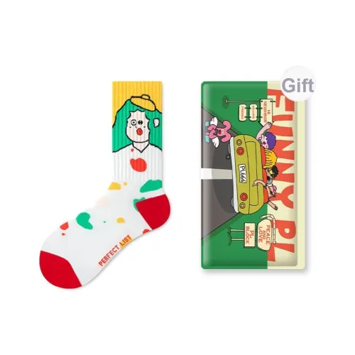 PL Носки Crew Унисекс Сумка для покупок 1 упаковка Смешанные цвета