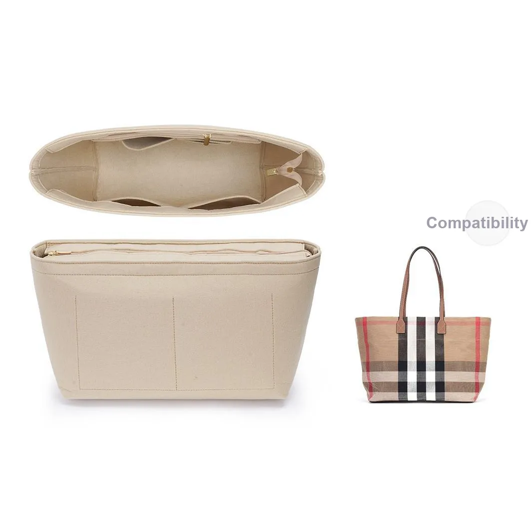 Lan Bao Fan Вкладыш из фетра сумка женская бежевая