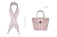 Pink Underarm Wide Strap 65cm+1 Pair of Metal Protective Rings