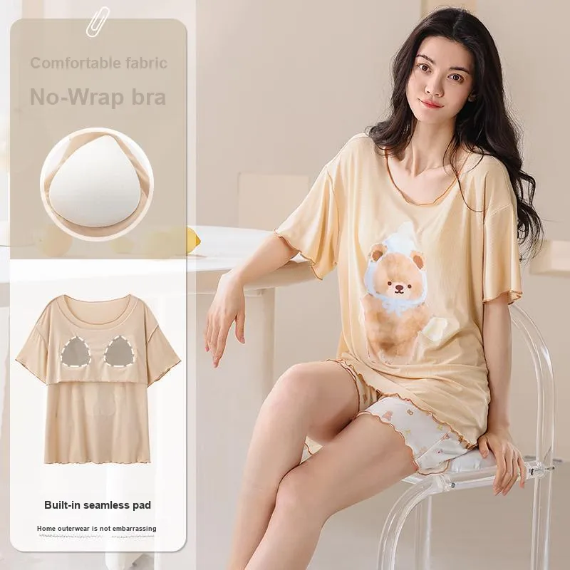 Pretty lady Women's Pajama Sets-1