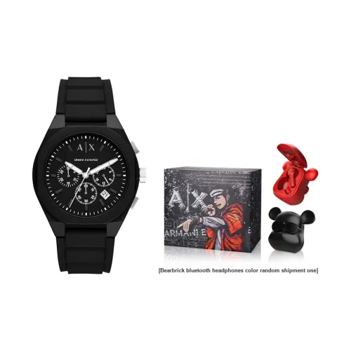 ARMANI EXCHANGE Кварцевый механизм Мужские часы 44mm*44mm*7mm Черный