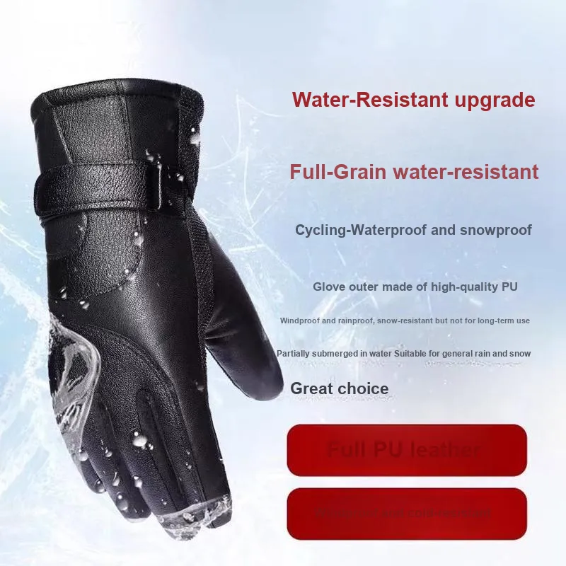 SNOW FLYING Polyester Gloves Unisex-4