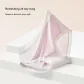 White Peach Pink+Light Gray Purple+Milk Coffee (3 Pack)