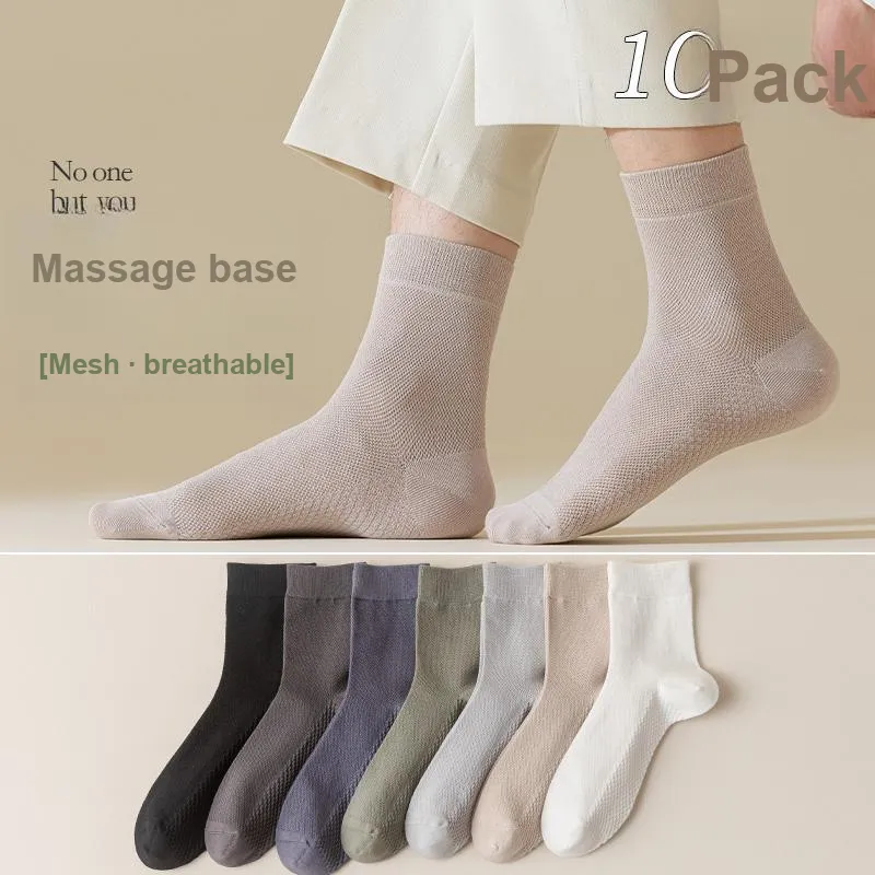 MIIOW Mid-Calf Socks Men's 5 Pack-1