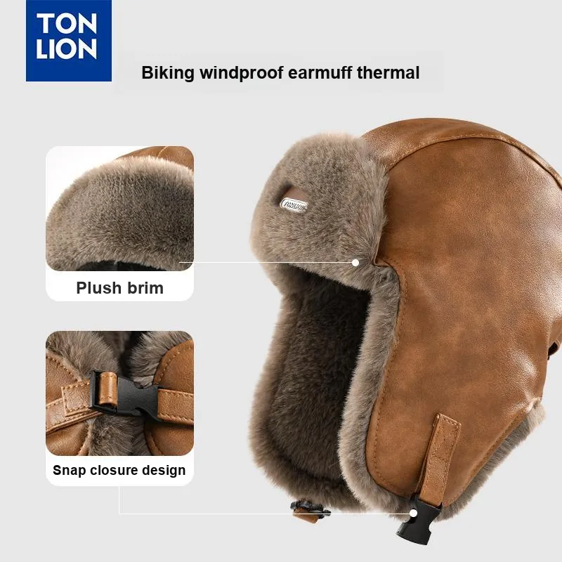 Tonlion Polyester Trapper Hats Unisex-6