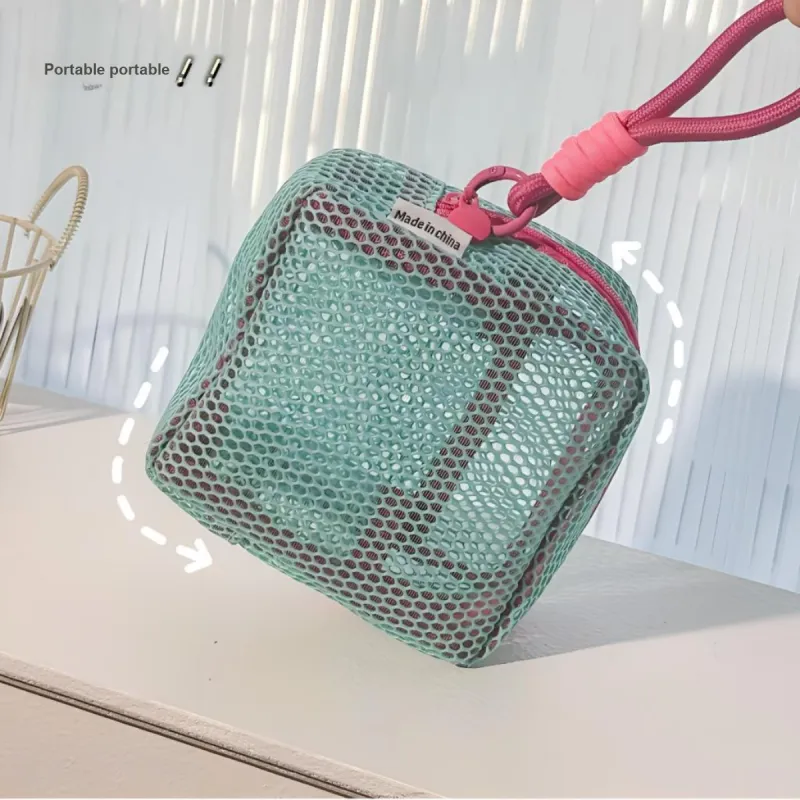 Love Of Wormwood Dopamine Dressing Mini Gauze Portable Travel Mesh Bag-3