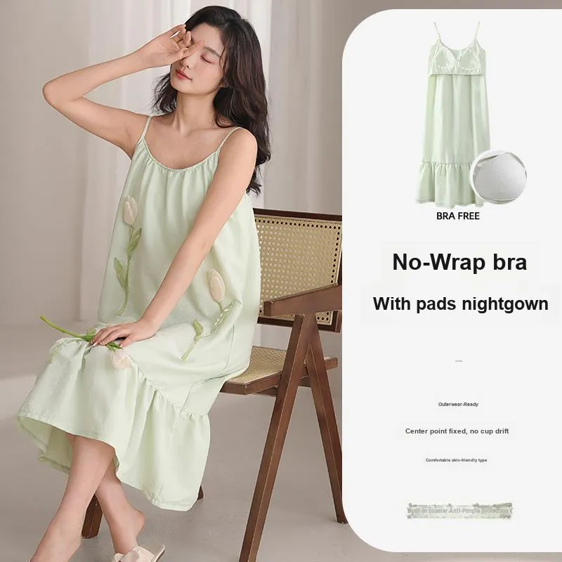 ROMANTIC·SPRING Nightgown Women's-1