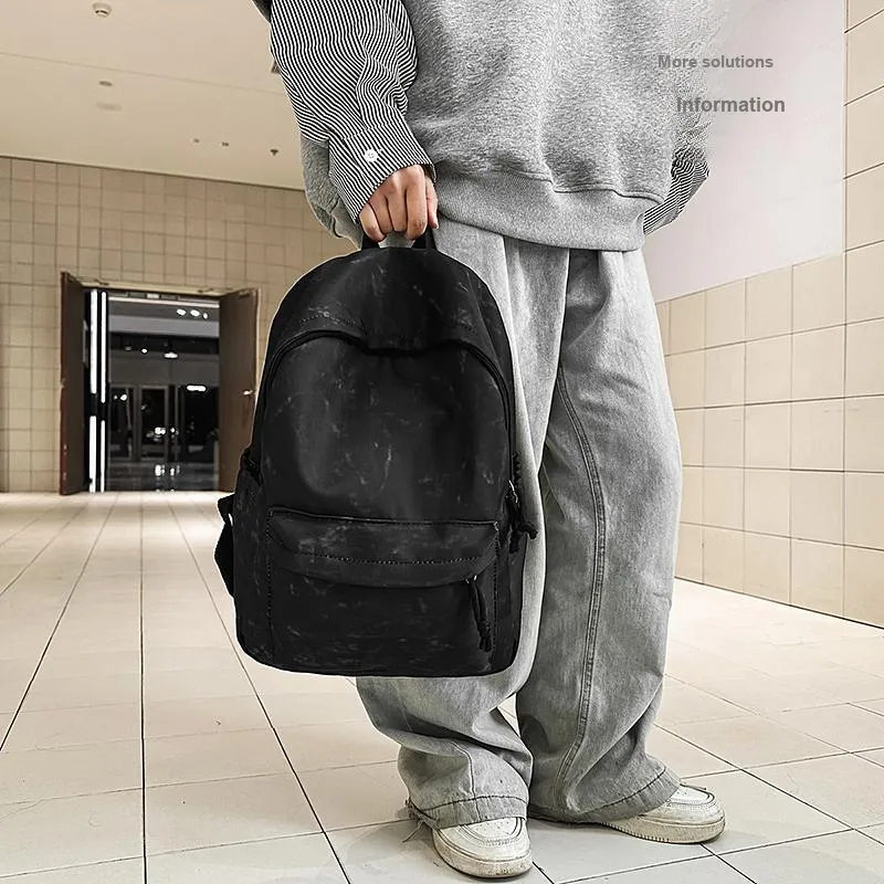 Yalu Nylon Backpack Unisex Multicolor-2