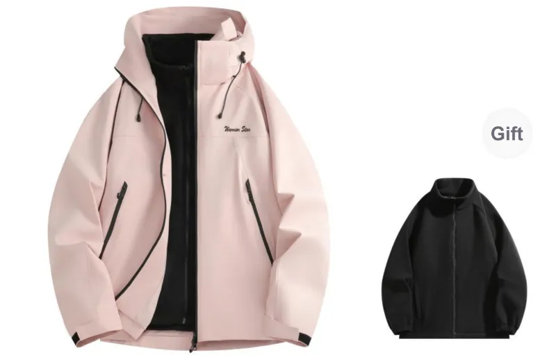 Warrior Lace Up Waterproof And Windproof Windbreaker Jacket Unisex-41