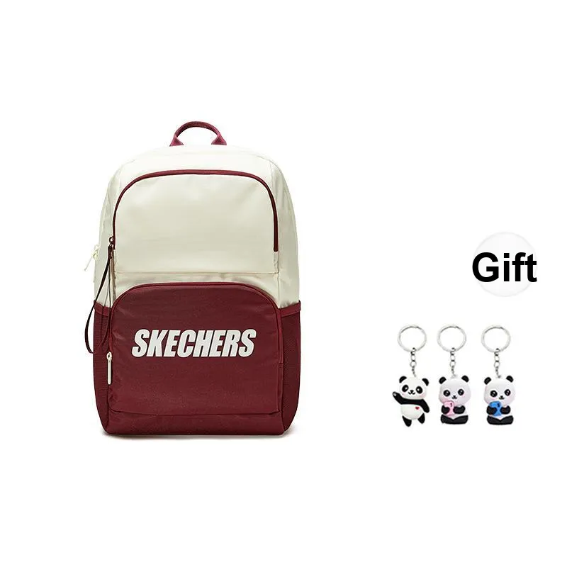 Skechers Fabric Backpack Regular Unisex Saddle Red-6