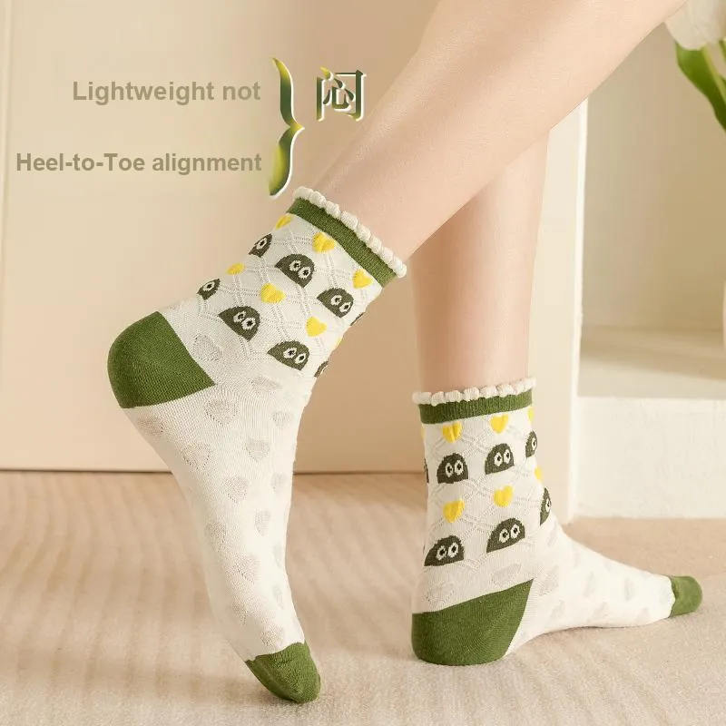 BONAS Mid-Calf Socks Women's Combo Set-2