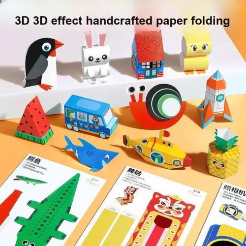 BEITAMAN Складные бумажные развивающие игрушки