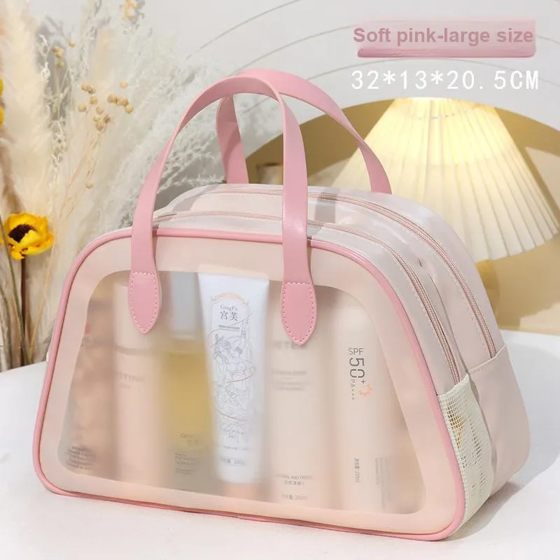 LETOO PVC Makeup Bag Large Size Women's Multicolor-1