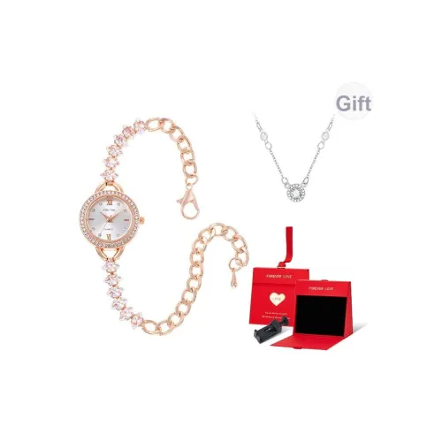 Clip Clop Кварцевый механизм сплав ремешок женские часы серебристый циферблат