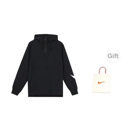 Nike Windbreaker Jackets Men Black