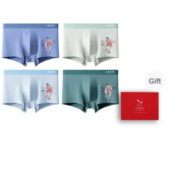 RED DRAGONFLY Cotton Panties Men's Box 4 Pack