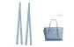 Mollie Light Blue Shoulder Strap 82cm[2 Pack]