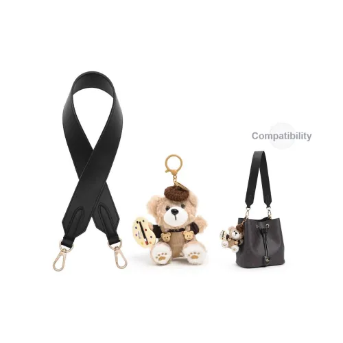 Lan Bao Fan Микрофибра Сумка Ремень Женский Черный Белый