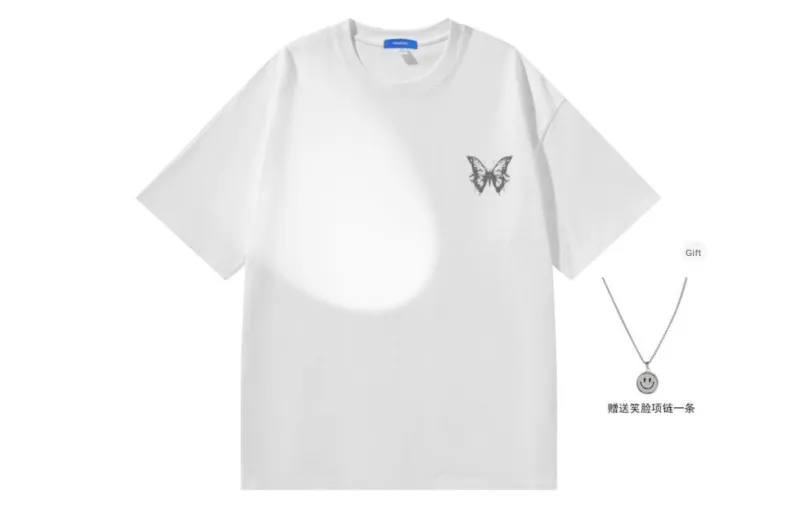 PEIMENG Short Sleeved T Shirts Unisex Comes With Necklace-19