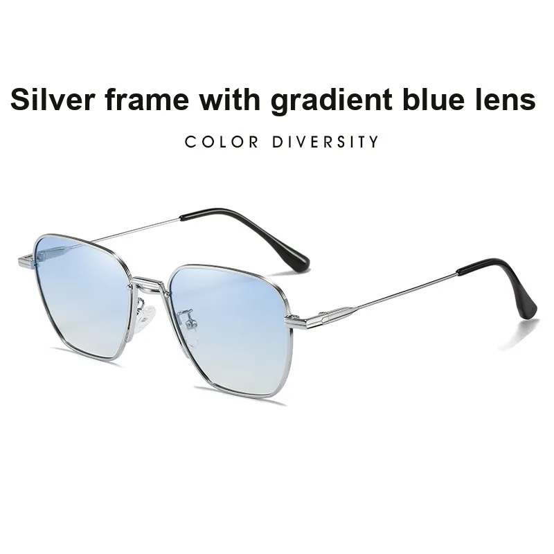 YAWEIKA Metal Square Sunglasses Unisex-7