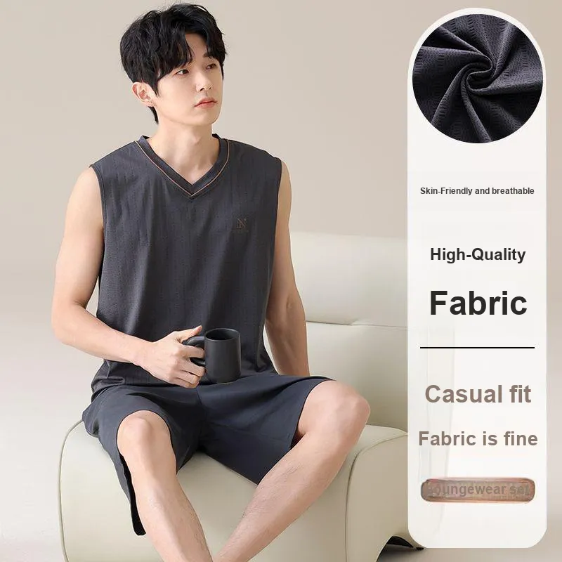 JINXU Men Pajama Sets-1
