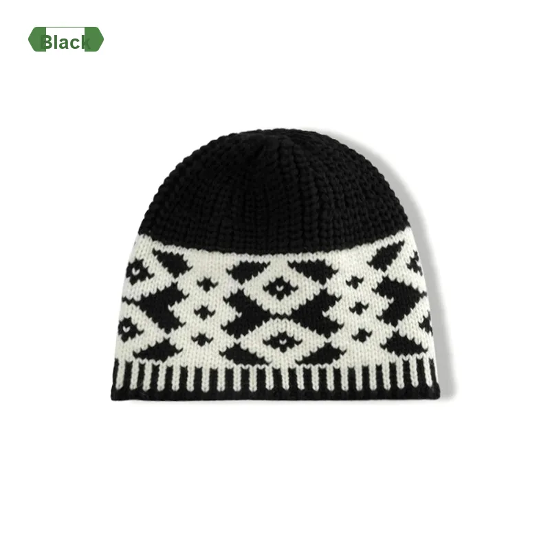 Mulinsen Knitted Fabric Beanies Unisex-3