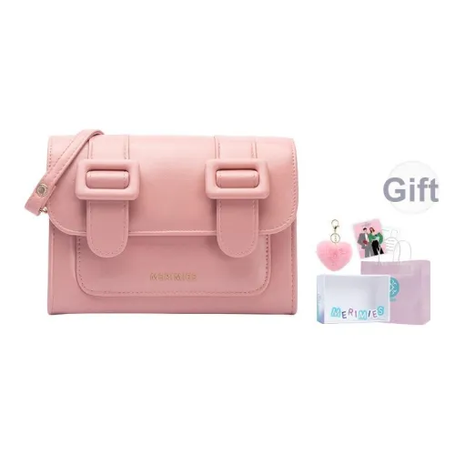MERIMIES Эксклюзивный дизайн стиль PU кожа вишня палитра коллекция логотип сумка стандартный женский детский розовый