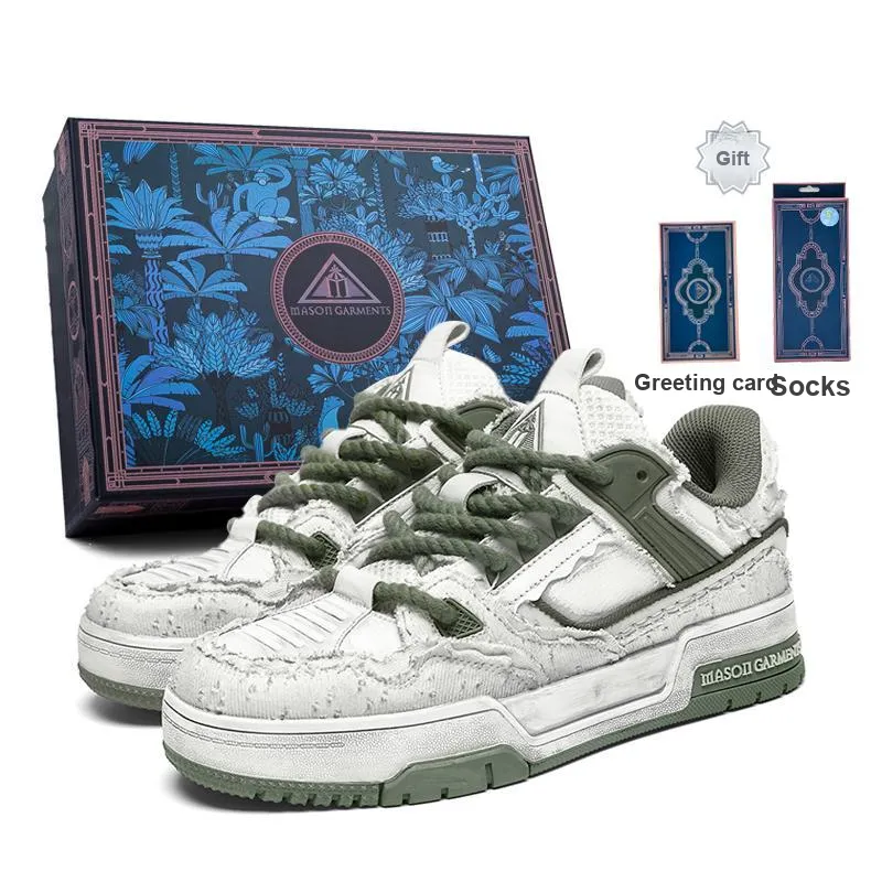 Masongarments Low Top Skateboard Shoes Men's-18