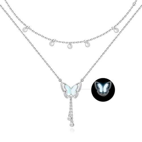 FANCI S925 Silver Necklaces Women's