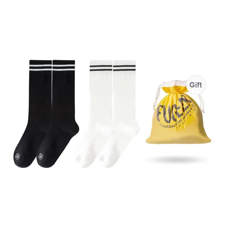 FUGEER Knee High Socks Women's Combo Set-12