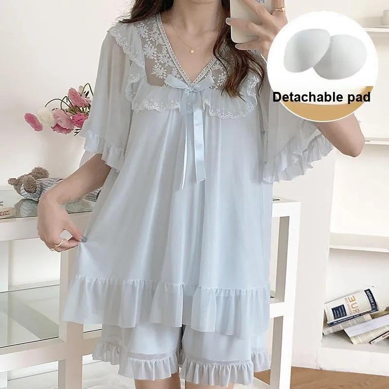 YUZHAOLIN Pajama Set Summer Women's-1