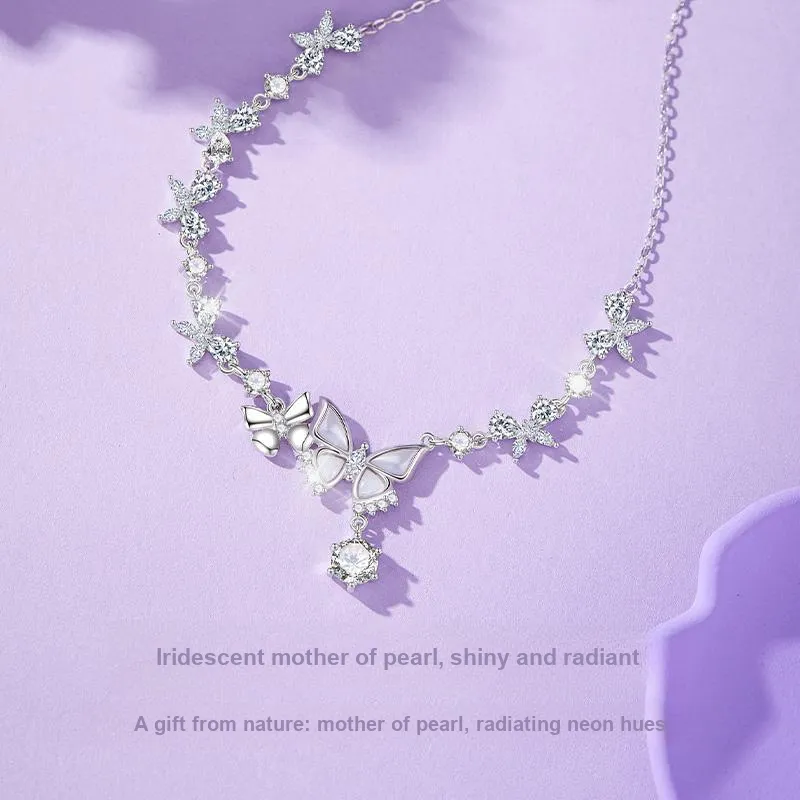 MOLADY S925 Silver Necklaces Women's-4