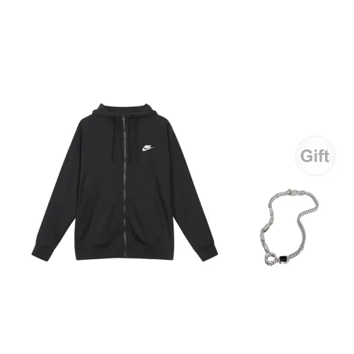 Nike Jackets Men Black+Free Necklaces