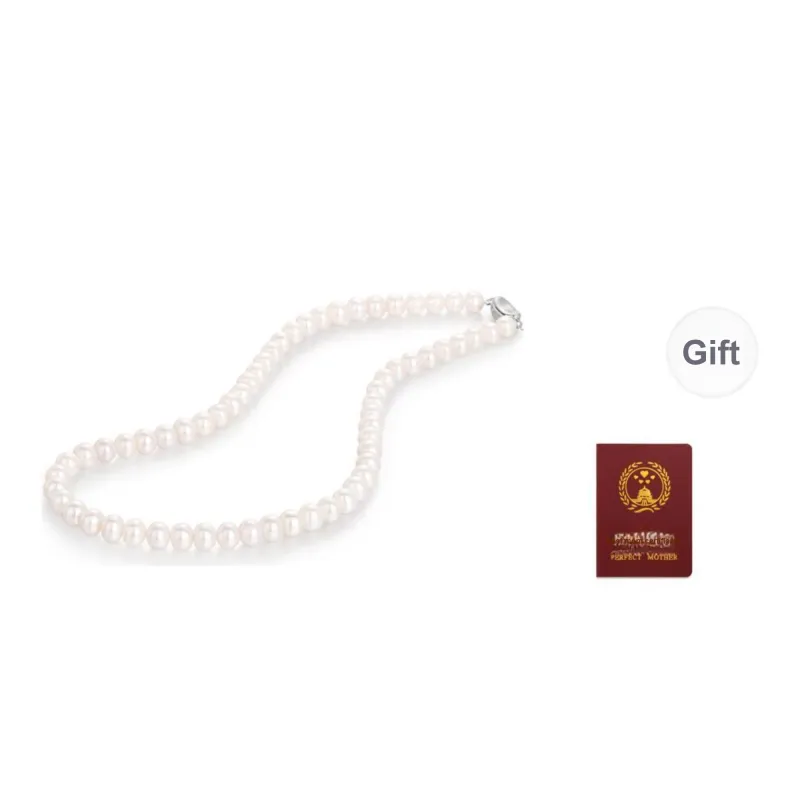 JINLIUFUJIXIANG Pearl Necklaces Unisex-0