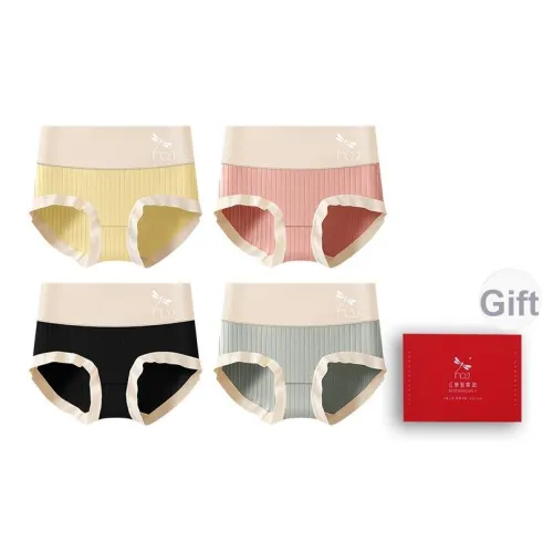 RED DRAGONFLY Хлопковые трусы женские 4 штуки