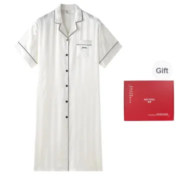 MEITENG Nightgown Summer Women's White