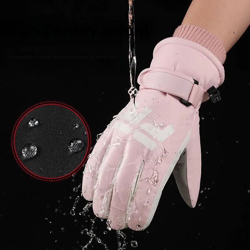 Dual-card SP Ski Gloves Water-Resistant Warm Touchscreen Outdoor Cycling Electric Bike Gloves Unisex-6