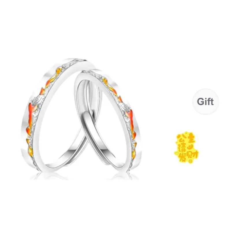 Kim Ka Fook S925 Silver Rings Unisex-4
