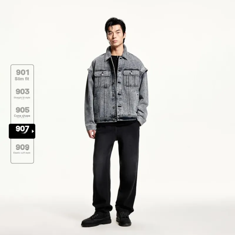 JACK JONES· Jeans Men's Dark Gray Denim-3