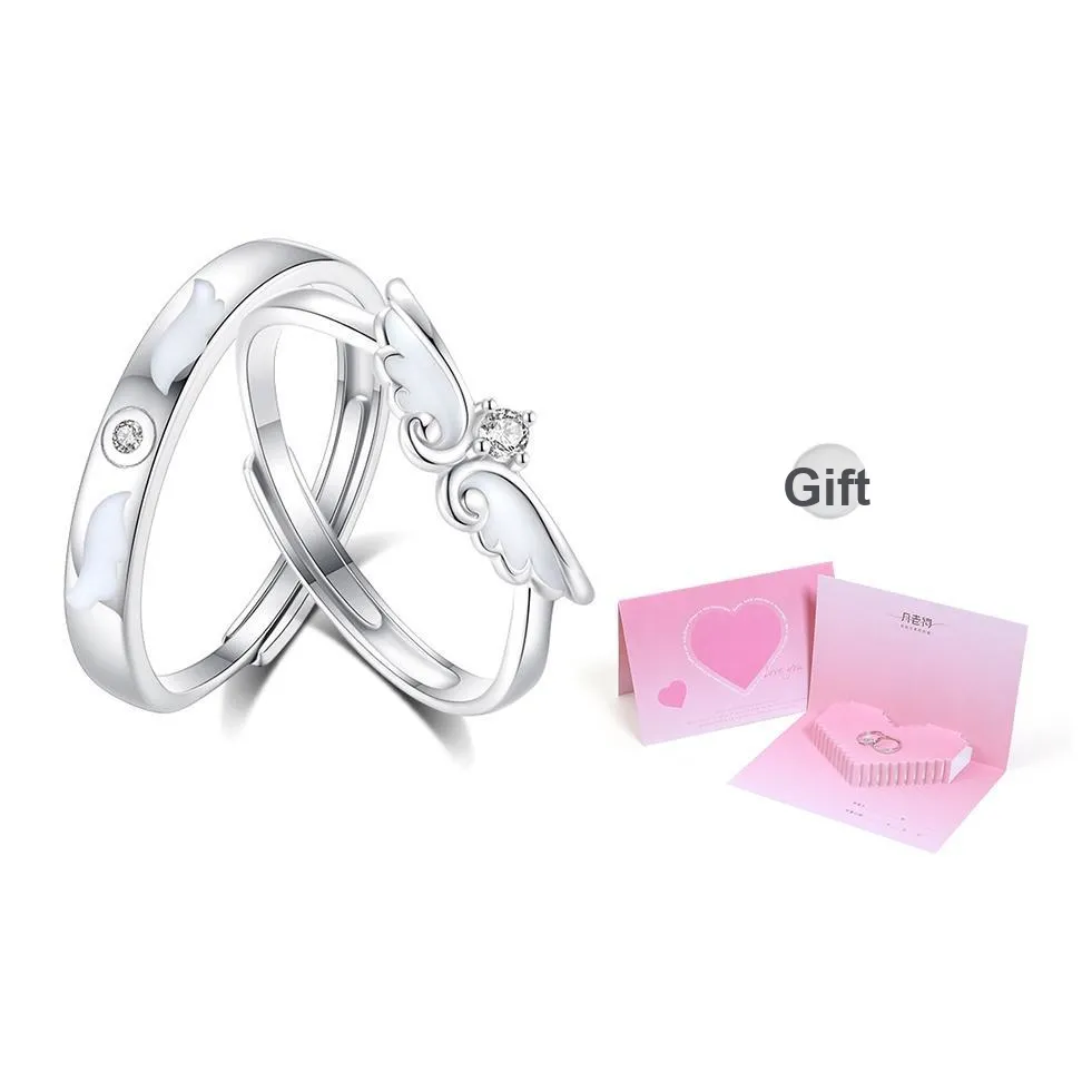 MINTLEAF Медные Кольца Унисекс Серебряные