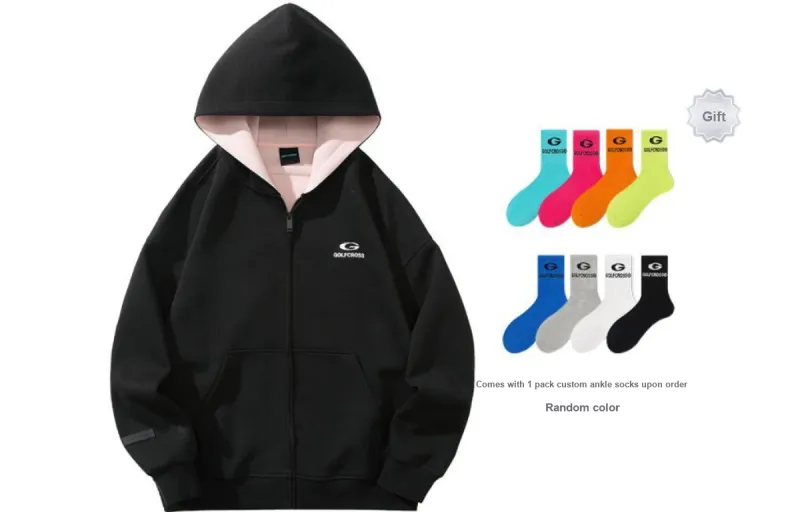 GOLFCROSS Sweatshirts Unisex Black-2