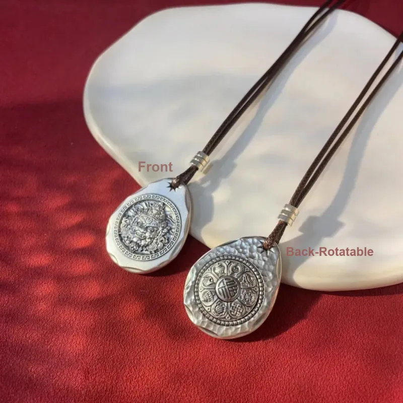 CUTE DAME Sterling Silver Necklaces Unisex-4