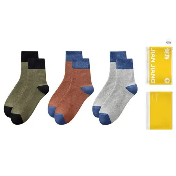 Master Mid Calf Socks Men's Shopping Bag Combo Set