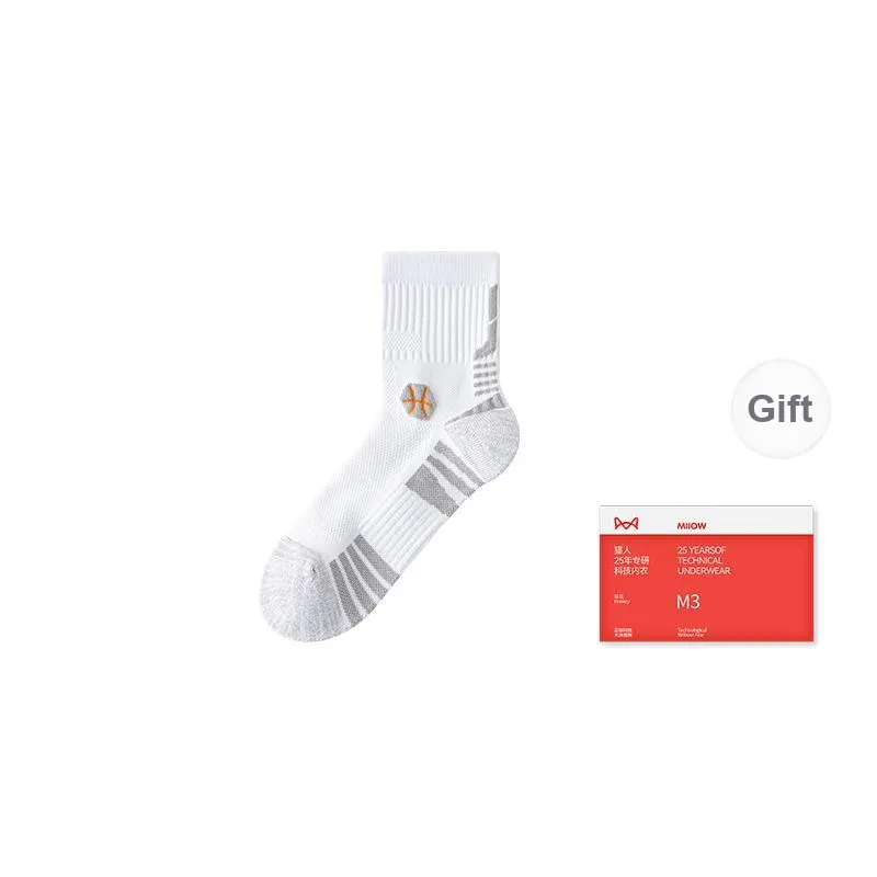 MIIOW Cool One Summer Series Mid Calf Socks Men's Shopping Bag Combo Set-10
