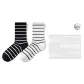 [2 Pack]Black+White