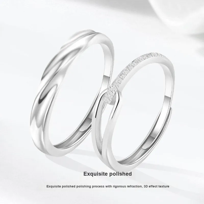Master Kim Romantic Valentine's Day Confession Christmas And New Year Gift Adjustable Opening Ring Unisex-2
