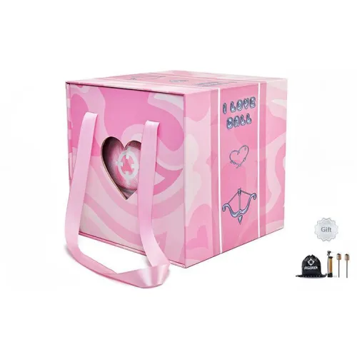 RIGORER Heart PU Basketball Pink Size 7 Ball Training Unisex